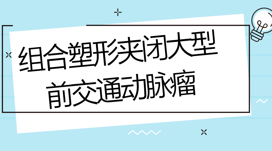组合塑形夹闭大型前交通动脉瘤.jpg