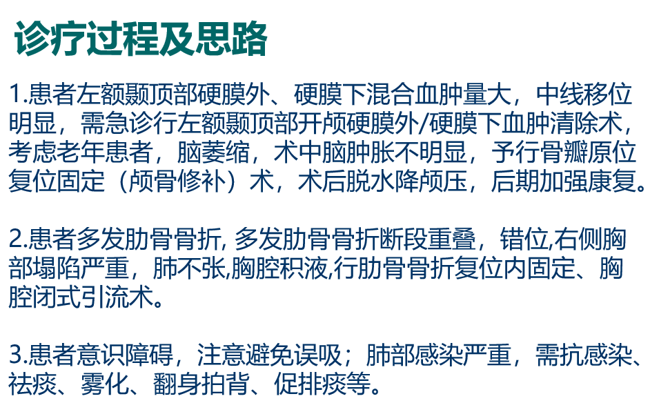 神外“症”道-“宝”护有方优秀病例分享：脑外伤合并严重肺挫伤、肺部感染病例报告 - 脑医汇